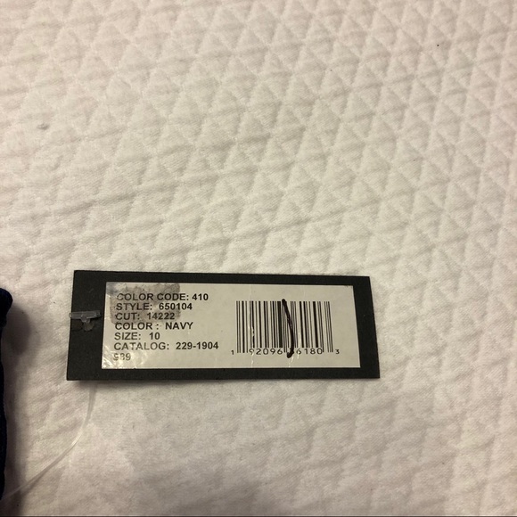 NWT Onyx Nite Navy Floral Lace Soutache Occasion Dress - Picture 6 of 12